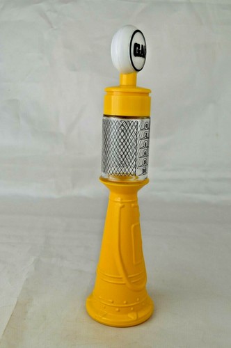 Avon Yellow "Remember When" Service Station Gas Pump 9 3/4" High Mint With Box - Picture 10 of 10