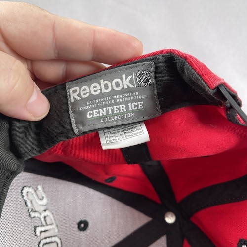 Ottawa Senators Reebok Hat Kids Adjustable Red Ice Hockey NHL Flat Brim - Picture 8 of 11