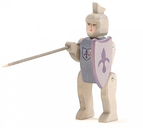 Ostheimer 2750 Knight Figurine on Horseback Blue