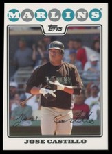 2008 Topps #637 Jose Castillo Florida Marlins