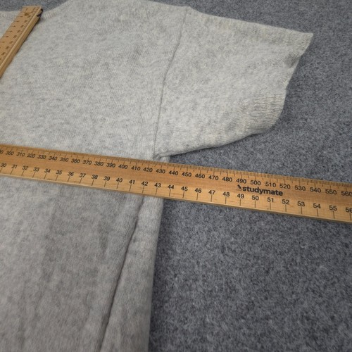 Sass & Bide Shirt womens SMALL grey Cashmere Short Sleeve Crew Neck Size S - Picture 8 of 9