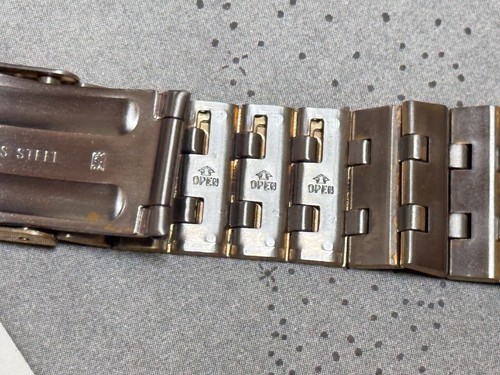 Vintage Bulova Accutron Größe matt vergoldet Band passt Kissenhüllen 17,2 mm - Bild 13 von 14