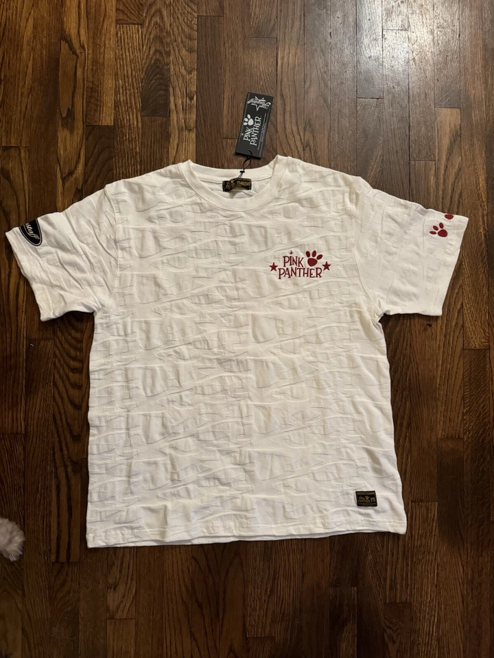 Flagstaff x pink panther stitched textured shirt nwt size XL - Image 2 of 4