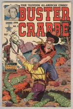 Buster Crabbe #2 January 1952 VG+ Gila Monster cover and story