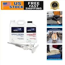 Complete 5:1 Epoxy Resin and Hardener Kit - Ideal for Boat Building and Repairs