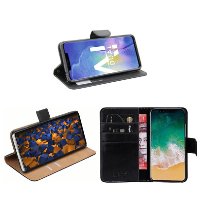 HANDY TASCHE ECHT SCHUTZ HÜLLE WALLET ETUI PREMIUM FLIP CASE PU-Leather STAND