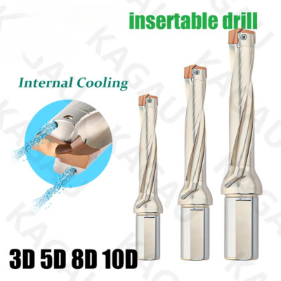 Internal Cooling Drill Rod Diameter 10-25mm for Insert High Efficiency U Drill