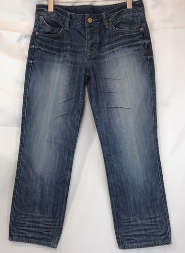 EXPRESS Womens Button Fly Straight Leg 