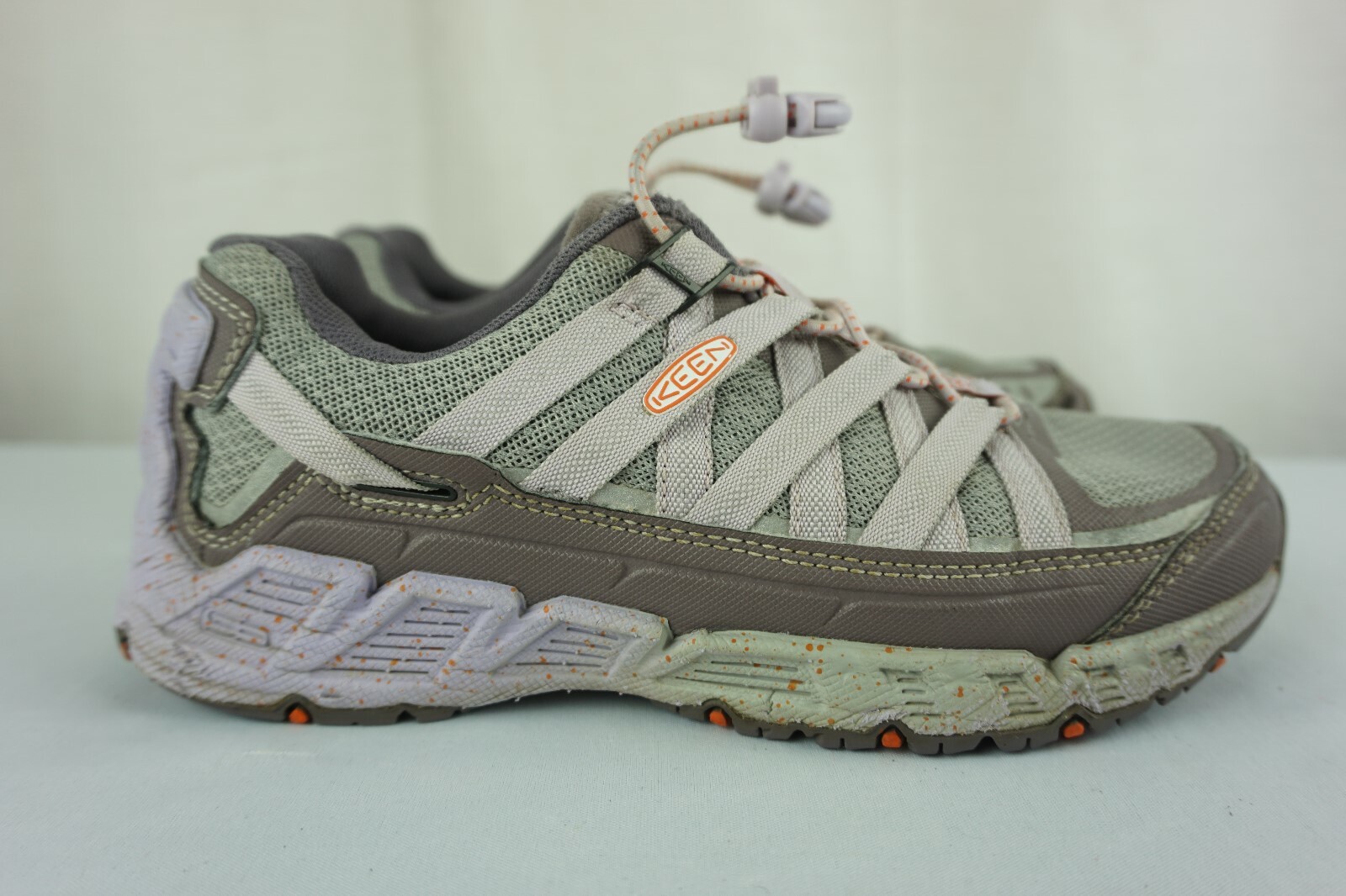 Scarpa da donna KEEN trail walking escursionismo plantare metatomico taglia 6 grigio e malva