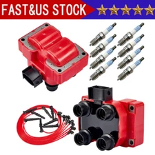 2 Ignition Coil +8 Spark Plug+8 Spark Plug Wire For 93-01 Ford Ranger 2.3L 2.5L