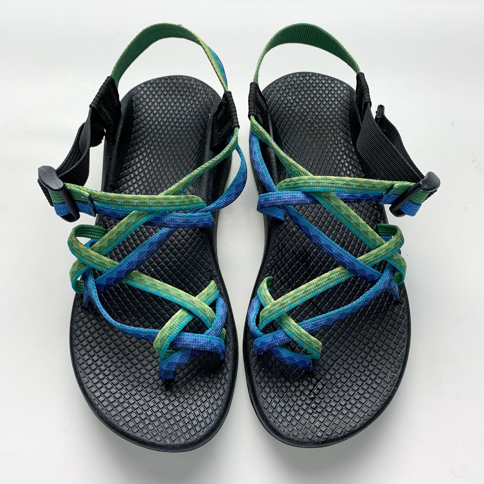 APL Sandali donna Chaco ZX2 Yampa blu verde fiume sport escursionismo outdoor taglia 9