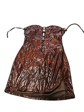 NWT FASHIONNOVA Women's Brown Color Short Tank Dress Size Large, New