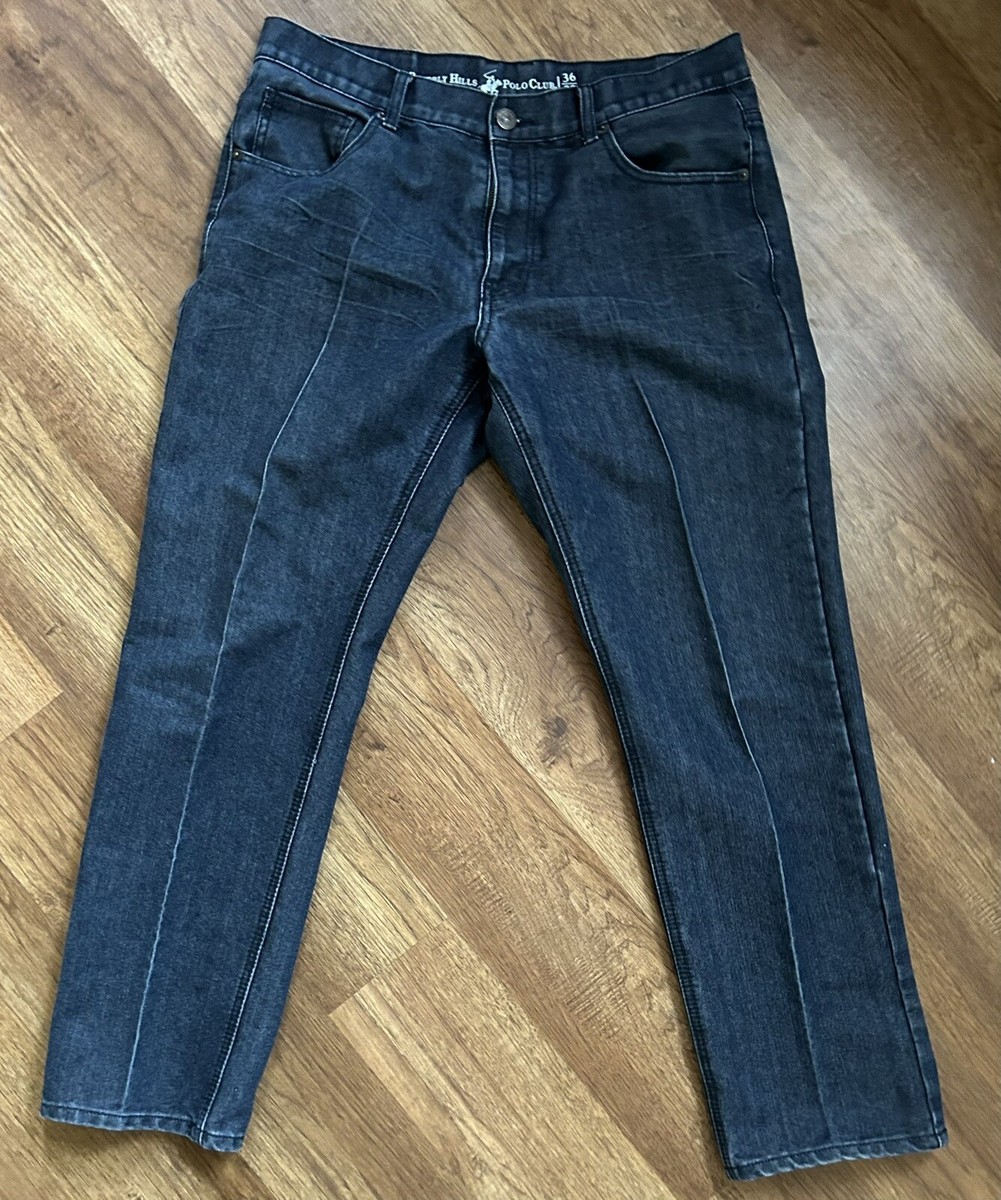 Beverly Hills Polo Club Mens Jeans 36x31 Straight Fit Blue Beverly Hills Polo Club Mens Jeans 36x31 Straight Fit Blue