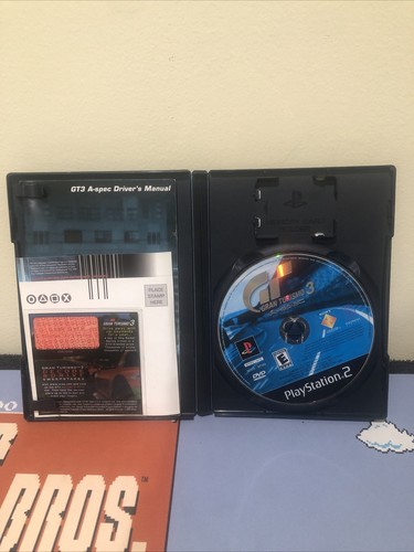 GT Gran Turismo 3 A-spec PS2 Sony PlayStation 2 CIB Complete Manual & Reg TESTED - Picture 2 of 4