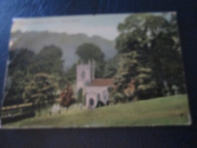 Postkarte - Brantingham Kirche bei Hull (Brough SP 1909 nach Deutschland verschickt)