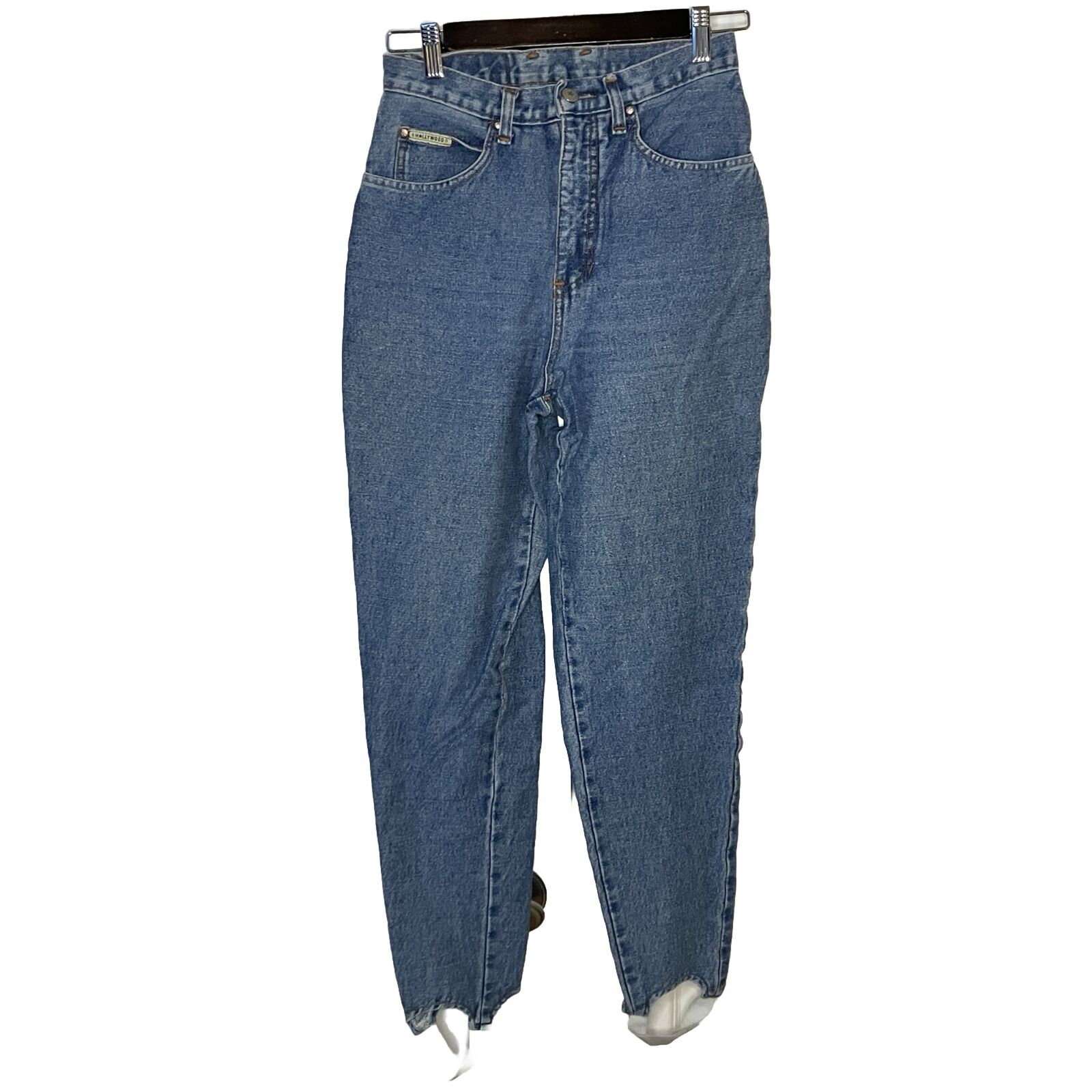 Vintage Hollywood Jeans Light Wash 90s Riding Jea… - image 1