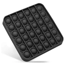 Push Pop Popit Fidget Toy Bubble Sensory Stress Relief Kids Family Silicone Game