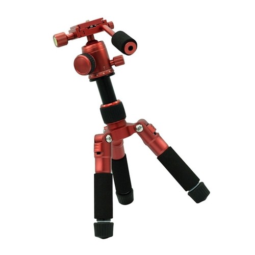 Small Travel Tripod with Adjustable Height for DSLR Cameras and Smartphones - Picture 5 of 12