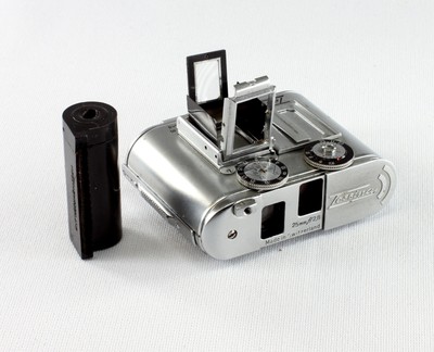 Tessina Automatic 35 mm, Serial #163347, with one empty cassette