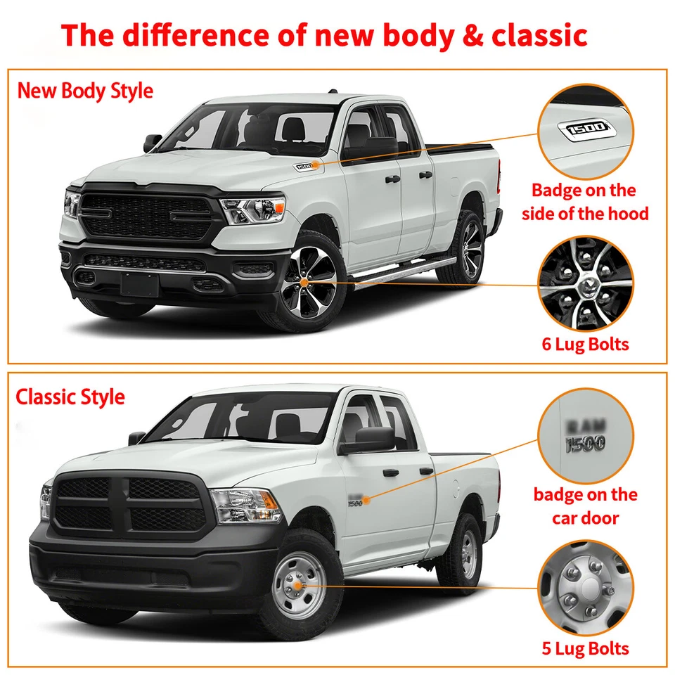 Running Board for 09-18 Dodge Ram 1500 Quad / Extended Cab 6" Nerf Bar Side Step Foto 3 de 4