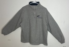Walt Disney World 2004 1/4 Zip Pullover Sweatshirt Jacket Large