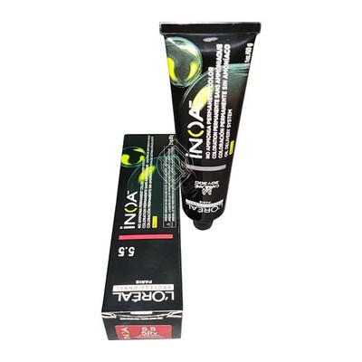 Loreal Inoa 5.5/5Rv Light Brown Red-Violet Carmilane No Ammonia Permanent Color
