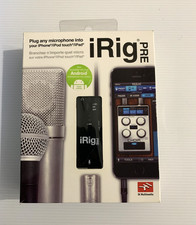iRig PRE - XLR Mic Mobile Audio Interface/Preamp for iPhone -iPad New Sealed