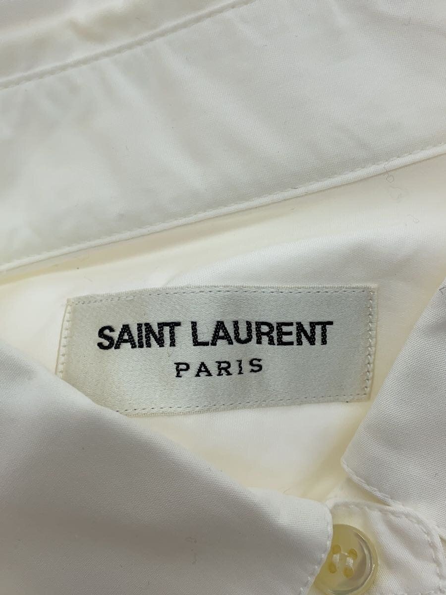 Camicia Saint Laurent altra manica lunga cotone WHT usata