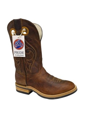 Hondo  2100 Wax Tan,  W Toe Full Rubber Sole Cowboy Boots