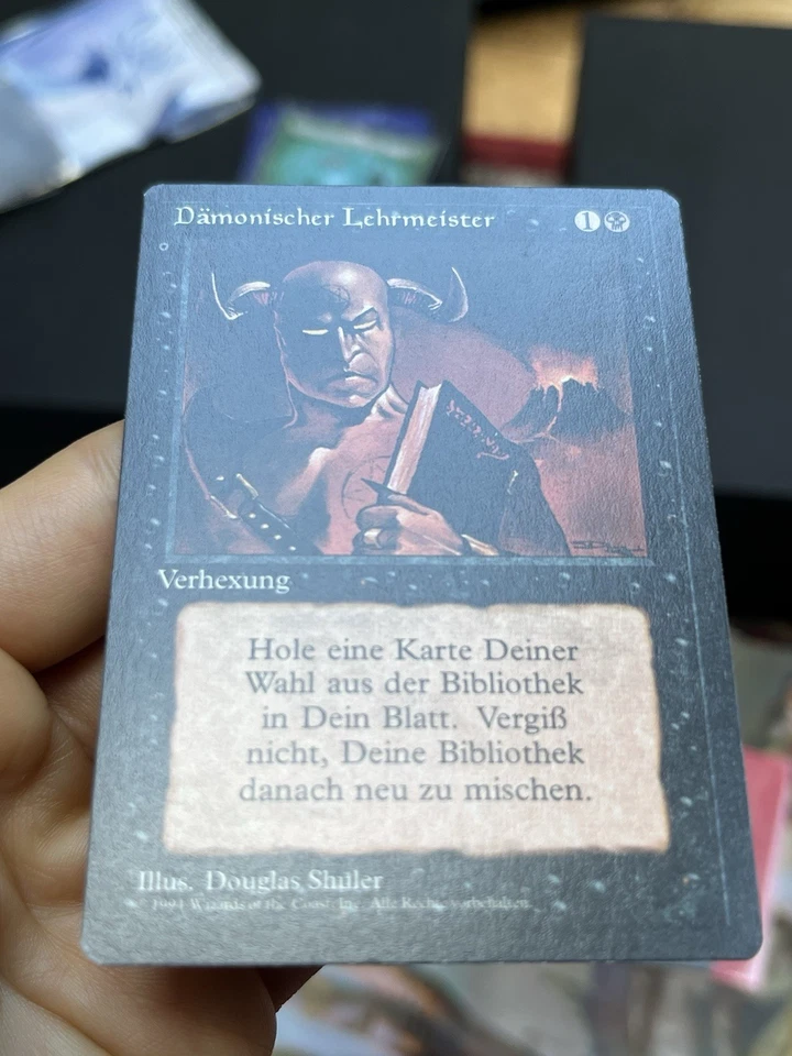 German FBB • Demonic Tutor • Pack Fresh • Mtg (1837) - Image 2 of 4