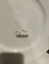 Fitz & Floyd Everyday White Porcelain 11" Dinner Plates- Set of 3