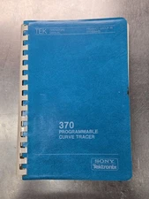 Original Tektronix 370 Curve Tracer Operators Manual