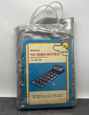 Vintage 78x28 PVC Vinyl Inflatable French Air...