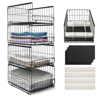 Kleiderschrank Organizer Stapelbar Aufbewahrungsbox Ordnungssystem Faltbar