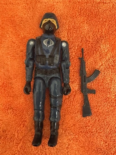 1982 Vintage Hasbro Gijoe The Enemy Cobra Officer Straight Arm Figure Complete
