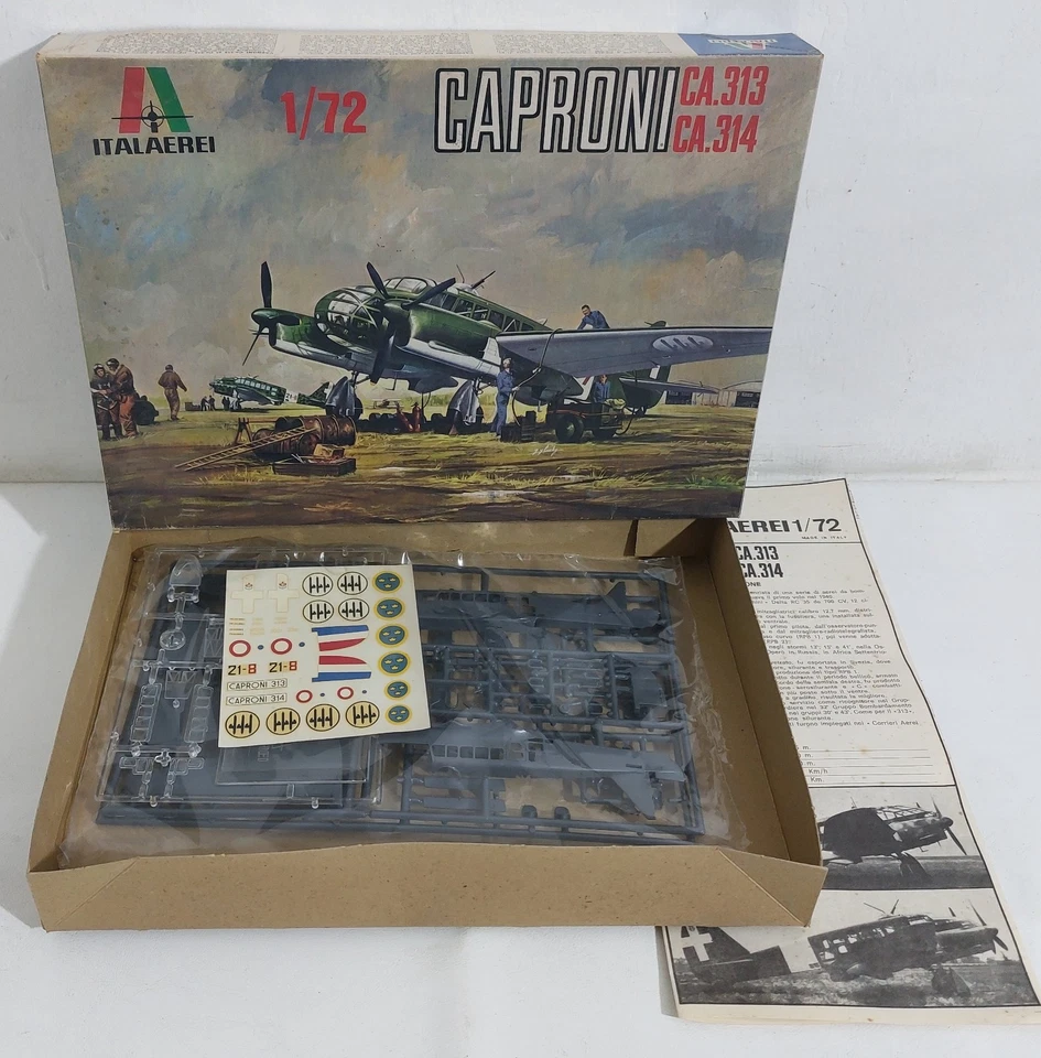 I133331 KIT ITALAEREI 1/72 n. 106 - Aereo Caproni CA.313 CA.314 - Immagine 3 di 4