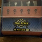 Tool Bench 15-Piece Star/Torx Bit Set T0-T9 w/ Bit Holder in Case — photo 2