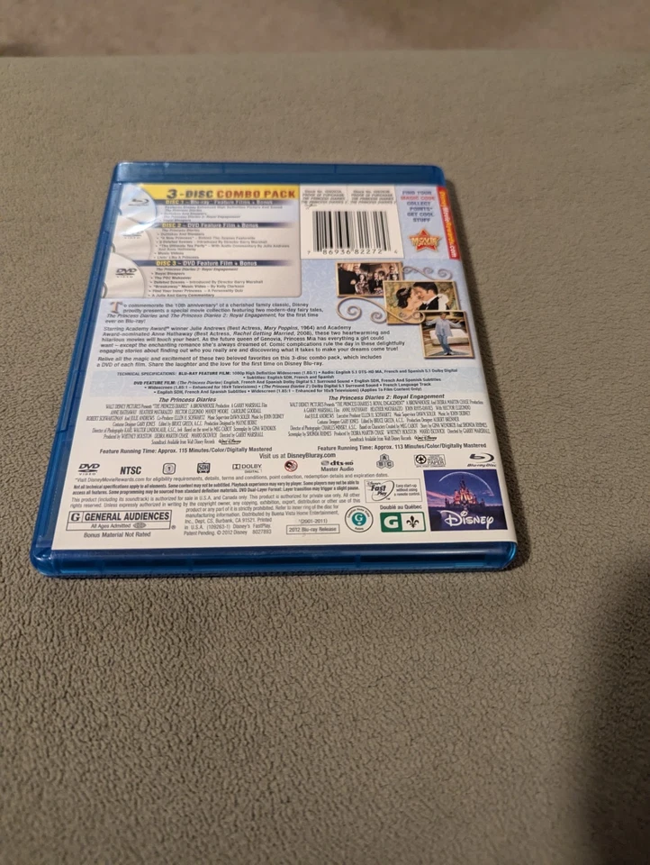 The Princess Diaries: 10th Anniversary Edition 2-Movie Collection Blu-ray + DVD - Image 4 of 4