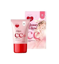 Glossy Glow CC Cream SPF50 PA  2-in-1 sunscreen  nourishing Waterproof 20 ml