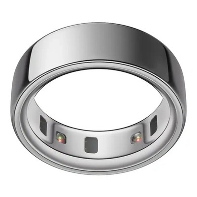 OURA Ring 4 | Size 10 | Shiny Silver with Bluetooth | JZ90-54217-10 | Excellent