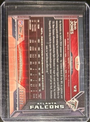 2015 Topps Chrome Julio Jones Blue Refractor /199 | eBay