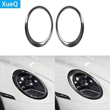 Dry Carbon Fiber Headlight Eyelid Eyebrow Cover For Porsche 997 911 Gt3 2005-11 Dry Carbon Fiber Headlight Eyelid Eyebrow Cover For Porsche 997 911 Gt3 2005-11