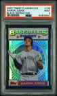 2020 Topps Finest Baseball Flashbacks #196 Aaron Judge Black Refractor /25 PSA 9