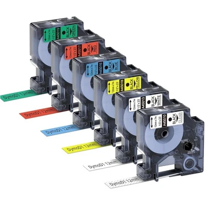 kompatible Etikettenband als Ersatz für Dymo D1 45013 Schriftband 12mm kompat...