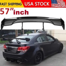 57 Rear Spoiler Wing For Chevrolet Chevy Cruze Truck Gt Style Glossy Black 57 Rear Spoiler Wing For Chevrolet Chevy Cruze Truck Gt Style Glossy Black