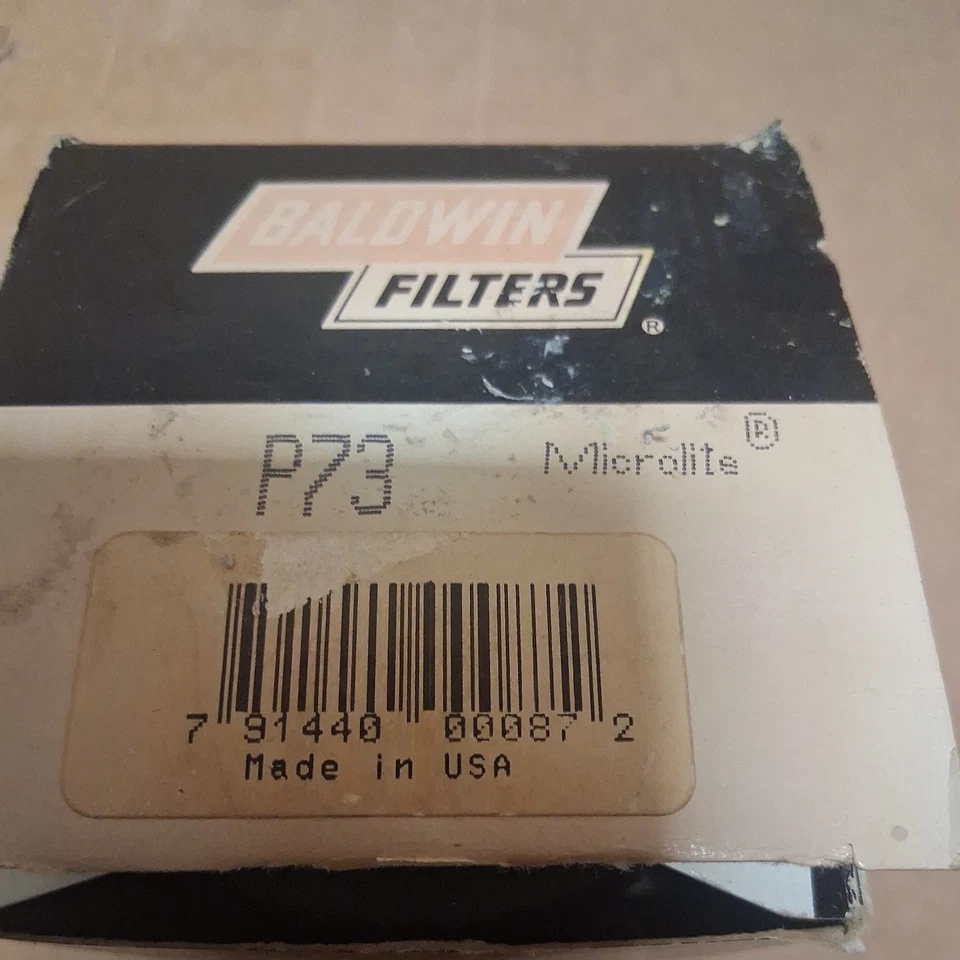 Filtro de aceite de motor Baldwin P73 para modelos seleccionados 46-59 Dodge Plymouth Studebaker Foto 4 de 4