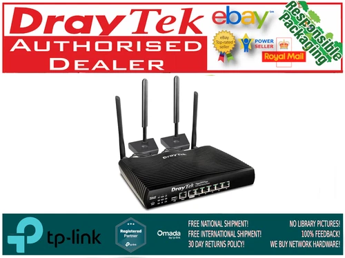 BOXED Draytek Vigor  2927Lac VPN Firewall Router Dual-Wan WiFi Dual-SIM 3/4G/LTE