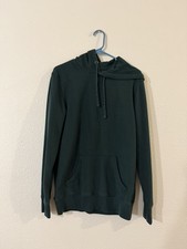 Goodfellow Co Mens Fleece Hooded Sweatshirt Dark Green Small Comfy Warm