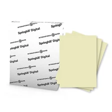 Springhill 8.5” x 11” Ivory Colored Cardstock Paper, 90lb, 163gsm, 250 Sheets (1