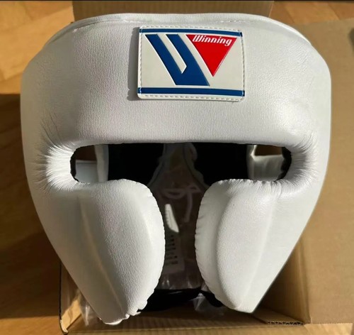 Winning Boxing Head Gear Face Guard Type FG-2900 White Size M NEW Japan FS